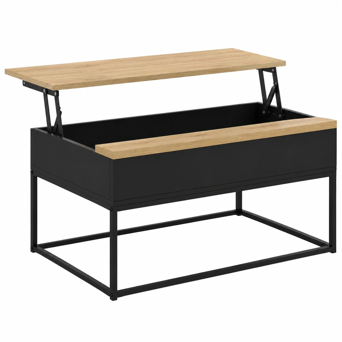 table-basse-rectangulaire-a-plateau-relevable-noire-jimia10148ee