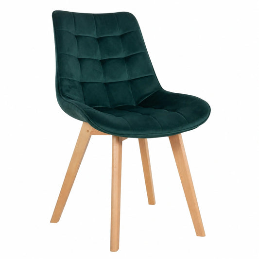 set-de-2-chaises-en-velours-vert-avec-structure-en-bois-pour-salle-a-manger-qqvqx10079fw