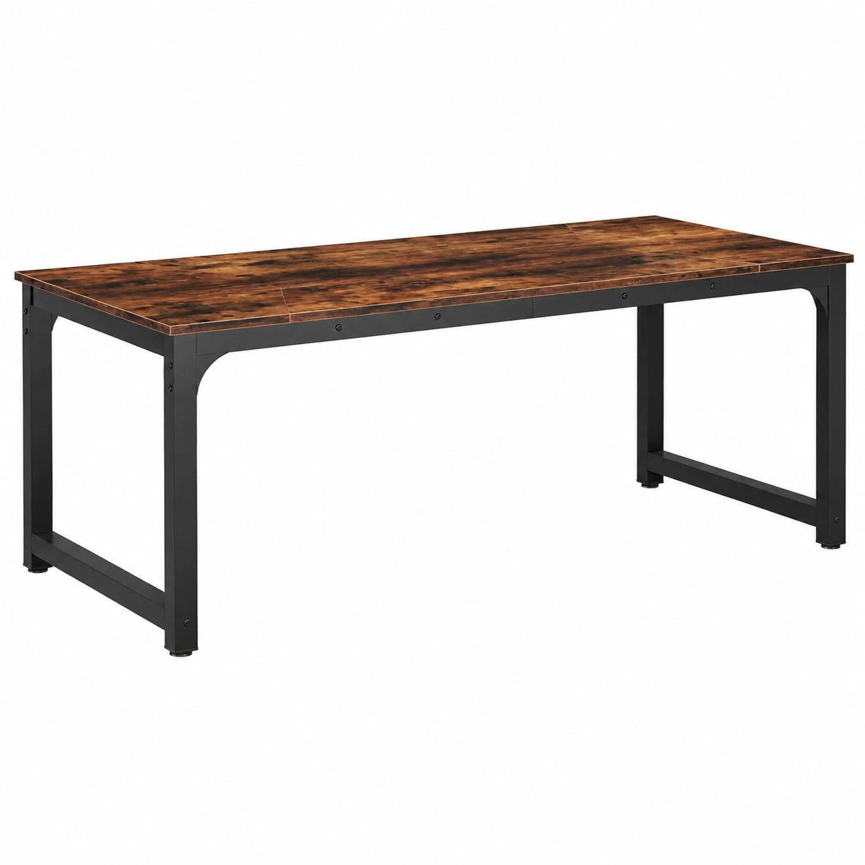 table-a-manger-industrielle-rectangulaire-pour-6-a-8-personnes-marron-rustique-fkbrt10143bf